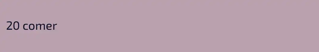 20 comer